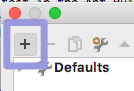 IntelliJ Debug/Run Configuration - New button