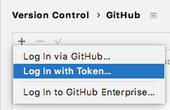 IntelliJ build GitHub prefs