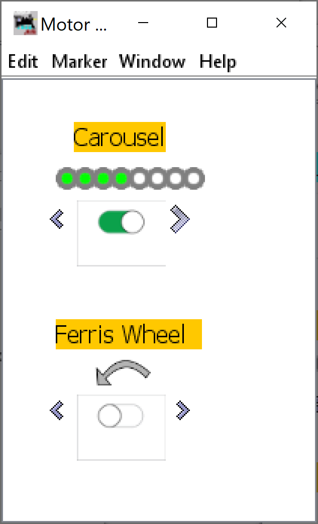 Example Panel Using Bit Display