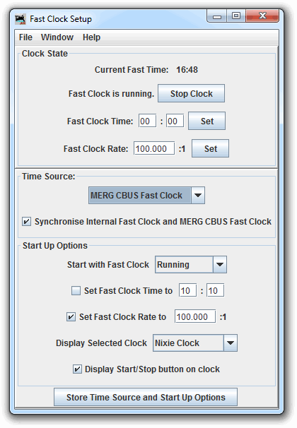 CBUS Fast Clock Incoming