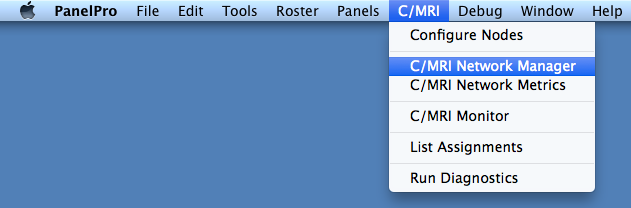 Network Manager Menu