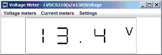 Volt meter screen shot