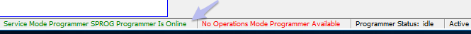 status bar