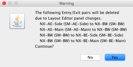 NX Pair Delete List