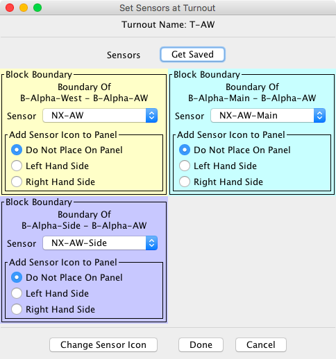 Turnout Dialog