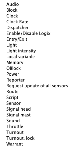 action item types