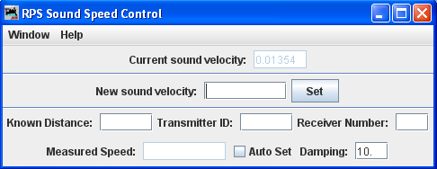 RPS Sound Speed Control