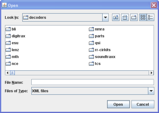 import decoder file