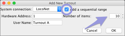 add sequential range