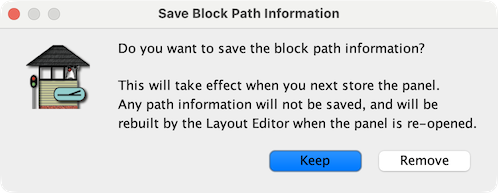 Block delete paths dialog