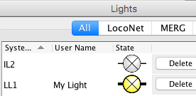 Graphic Light state column