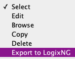 Export Logix to LogixNG