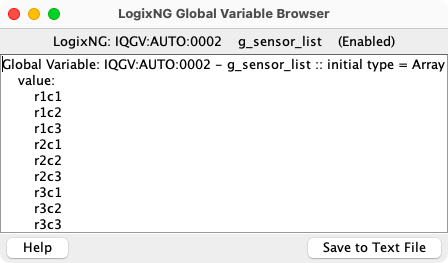 global variable browse