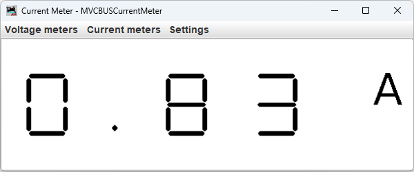 JMRI Current Voltage Meter