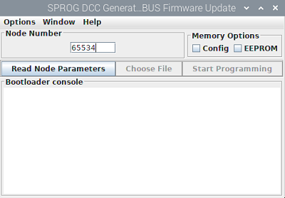 Select Node Number to be updated