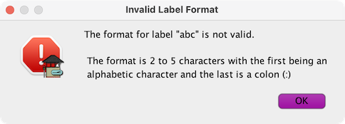 stl label error