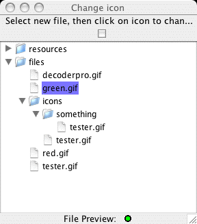 Capture d'écran de l'arborescence de fichiers