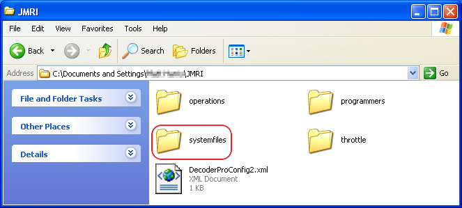 systemfiles folder
            within JMRI preferences