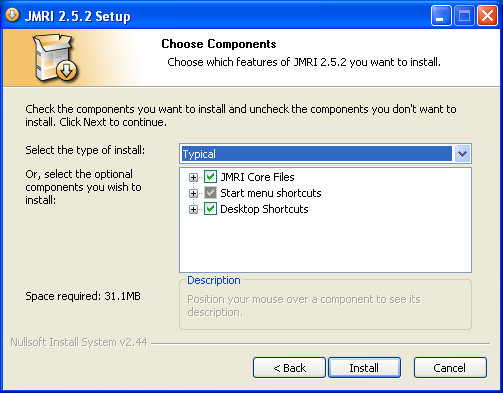 installer component choice
