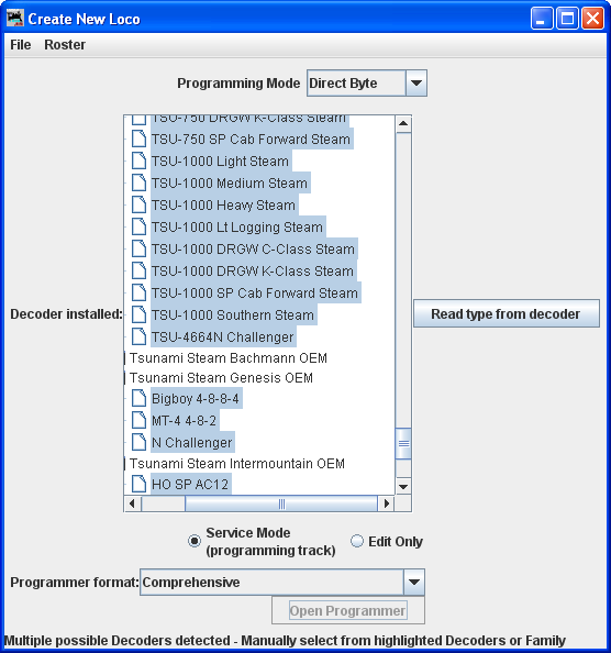 decoder type