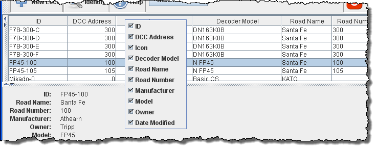 hide/show column