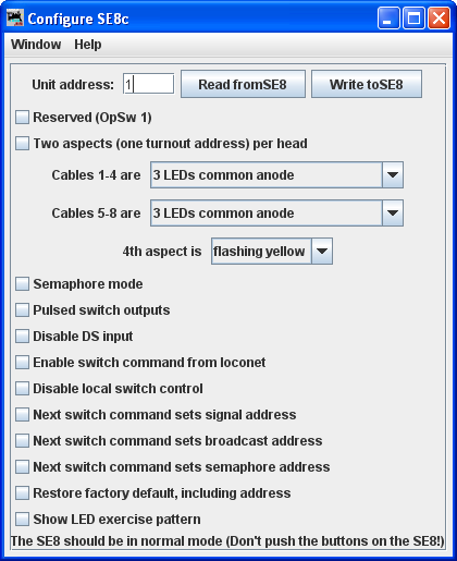 SE8C programmer