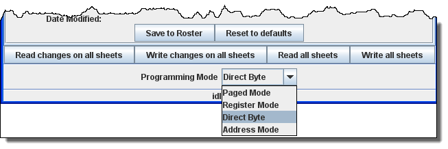 set program mode