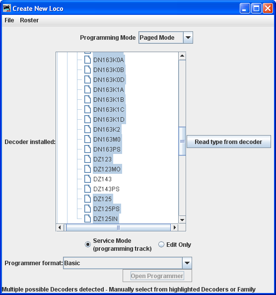 decoder type